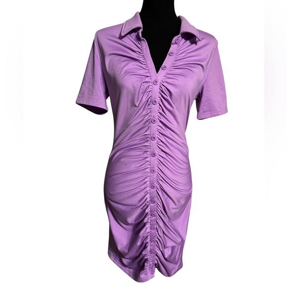 Fitted Lavender Dress - Picture 1 of 5